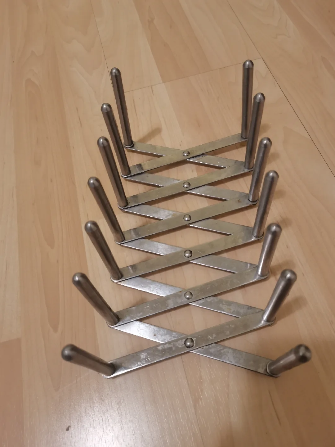 Vintage Accordion Peg Rack