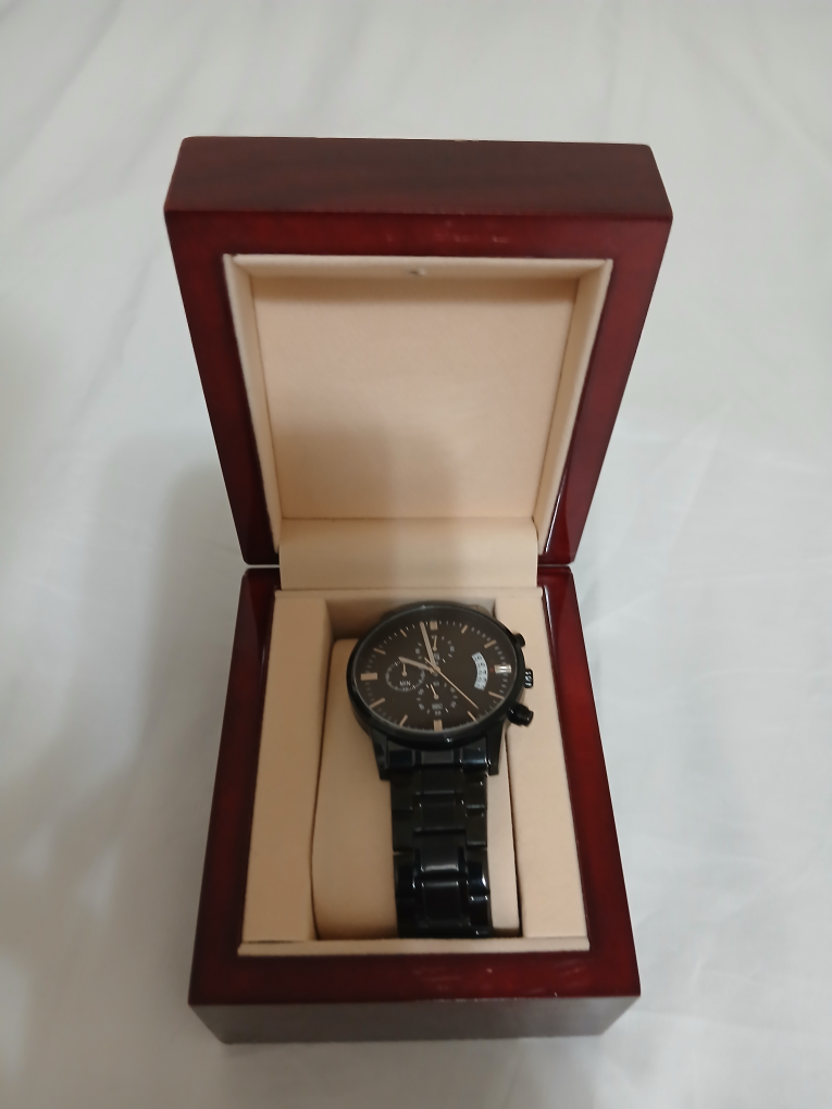Men's Black Watch with Box🥕