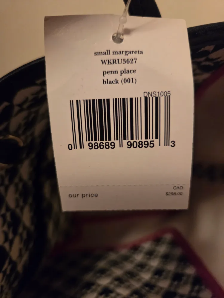 Kate Spade Small Margareta Tote - Black & White image indicator(3)