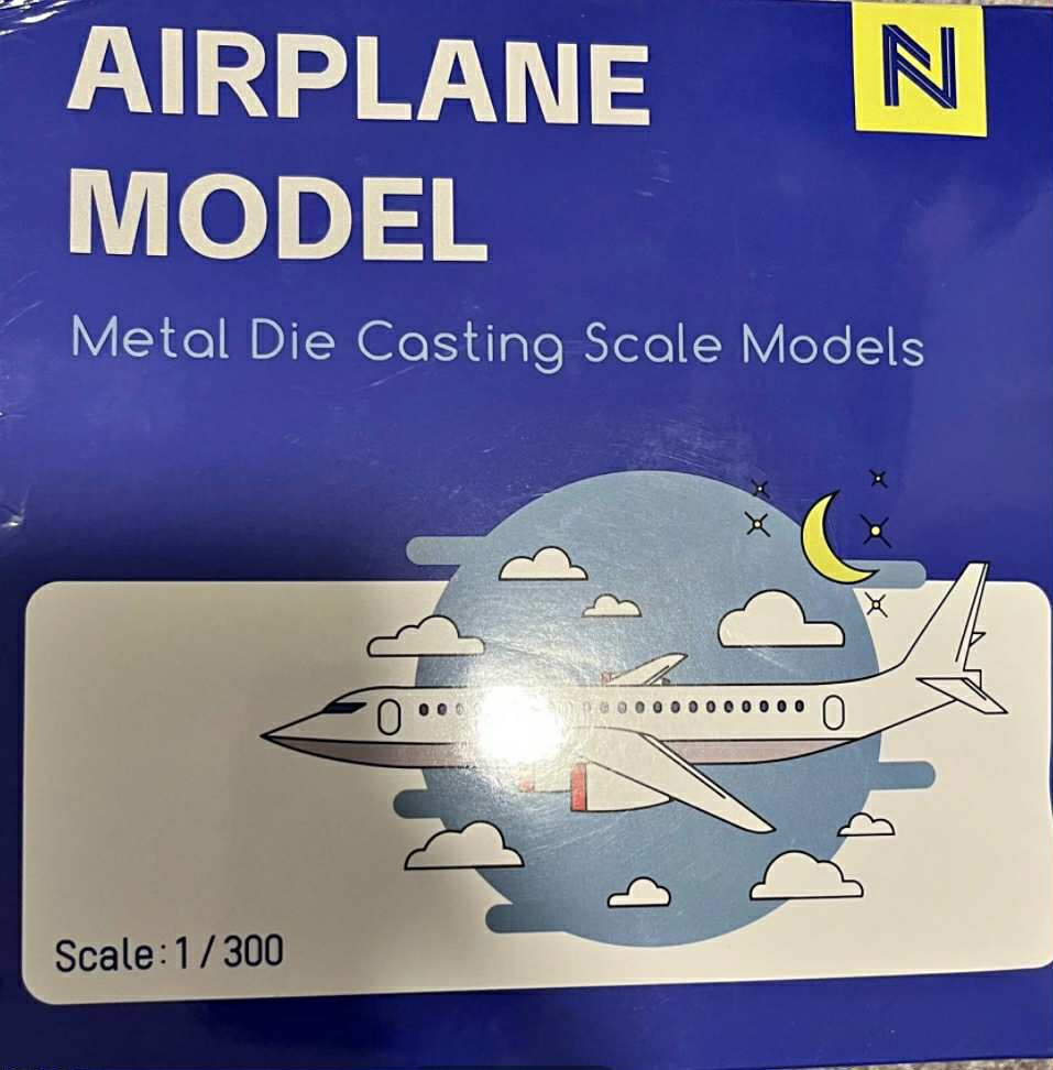 Korean Air A380 Diecast Airplane Model 1:300 Scale