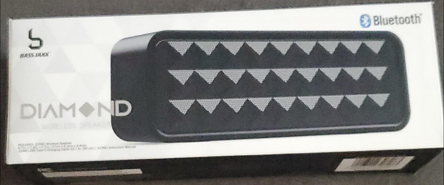 Bass Jaxx Diamond Wireless Speaker - New in Box!