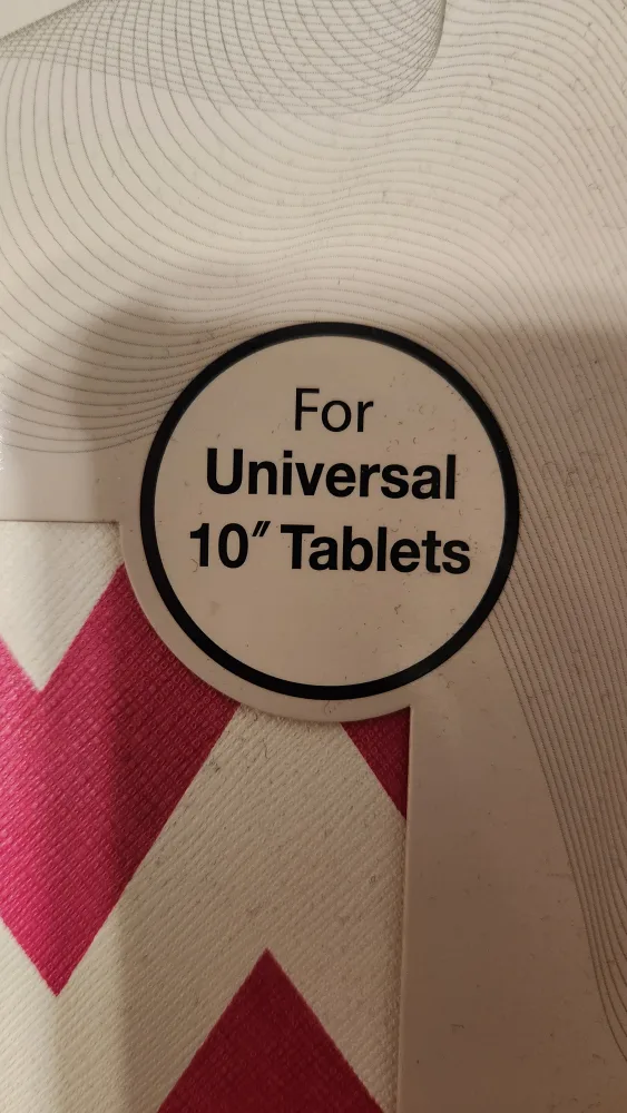 Accellorize 10" Universal Tablet Case - Pink/White image indicator(6)