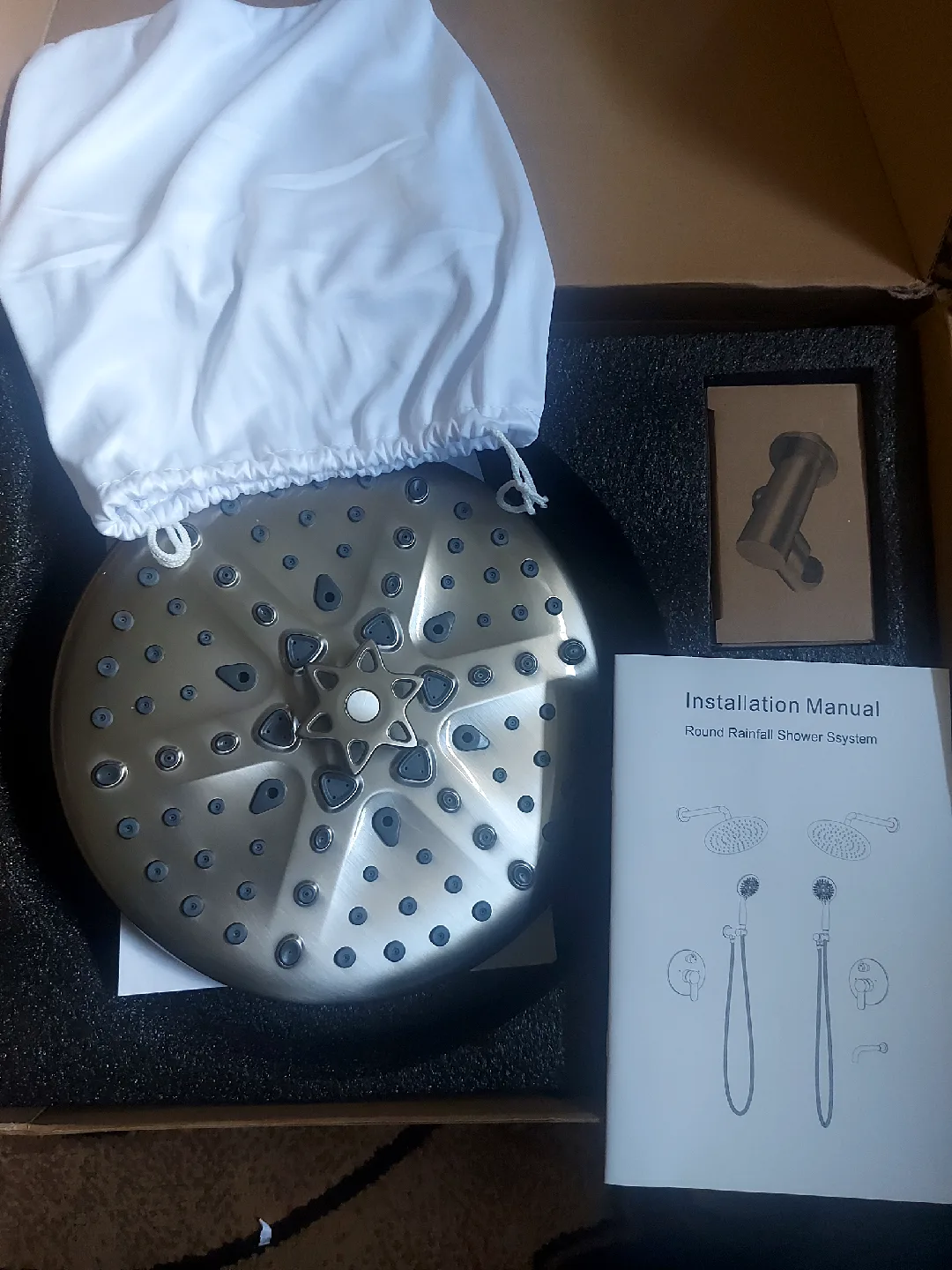 SR SUN RISE 10 Inch Shower Head - Brushed Nickel image indicator(8)