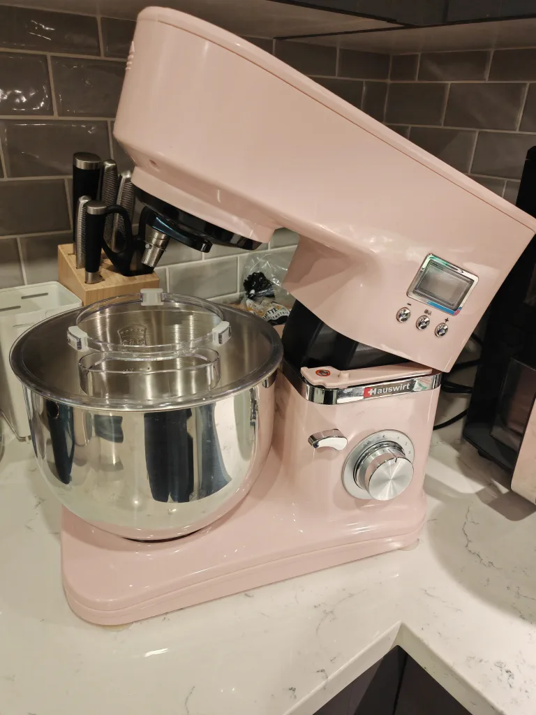 Hauswirt Pink Stand Mixer with grinder attachments image indicator(2)