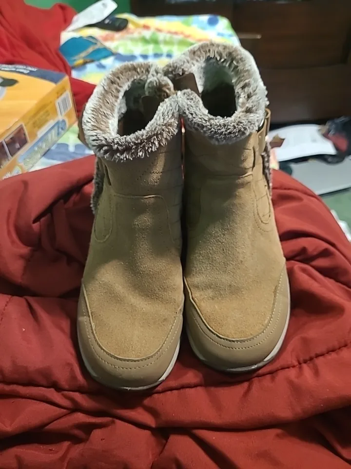 Easy Spirit Brown Suede Winter Boots thumbnail