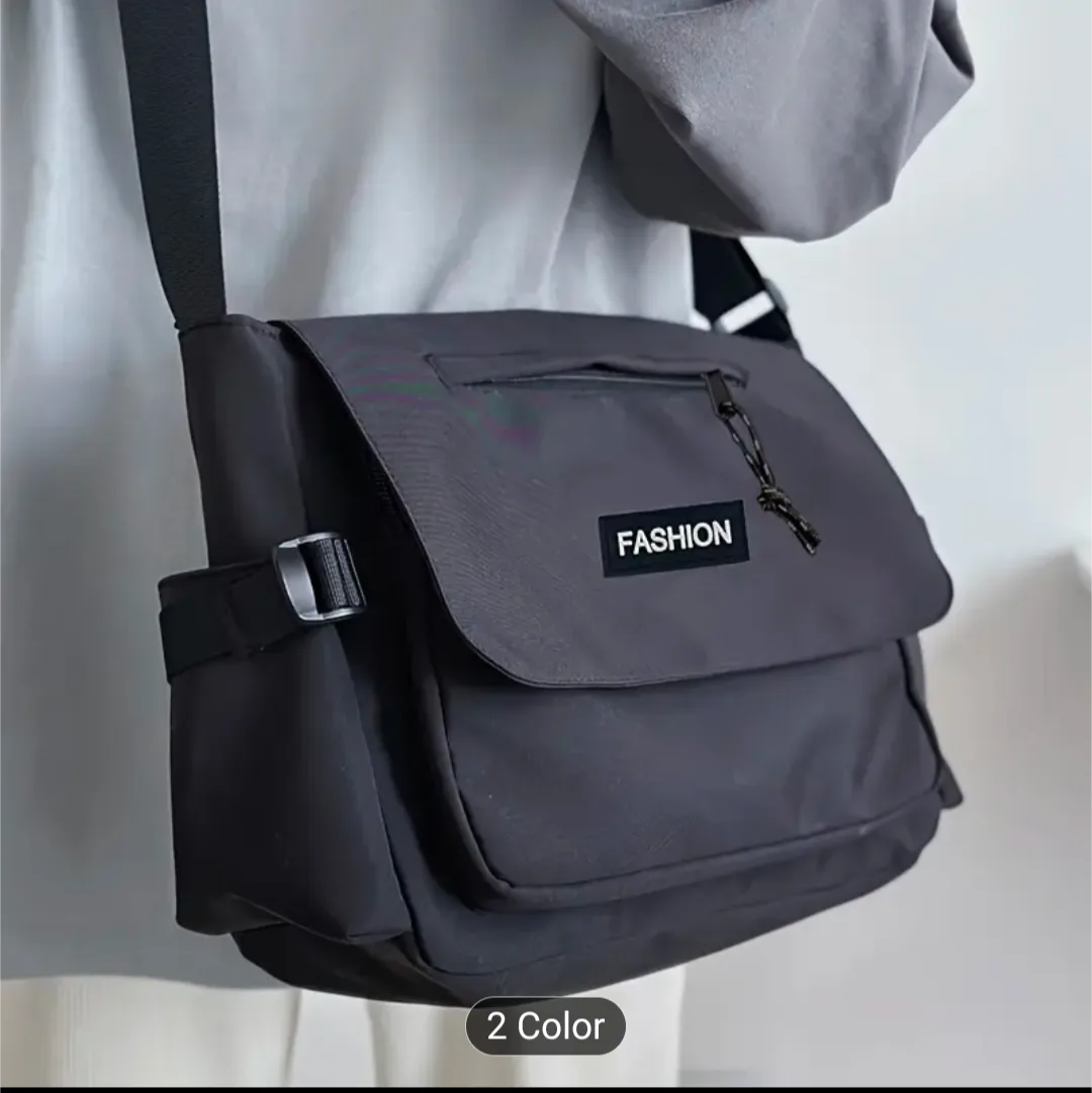 brand new nylon Black Fashion Messenger Bag thumbnail