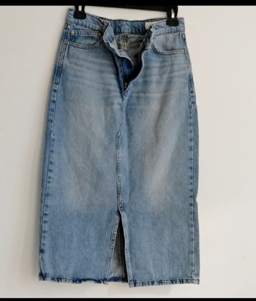 Zara Denim Skirt thumbnail