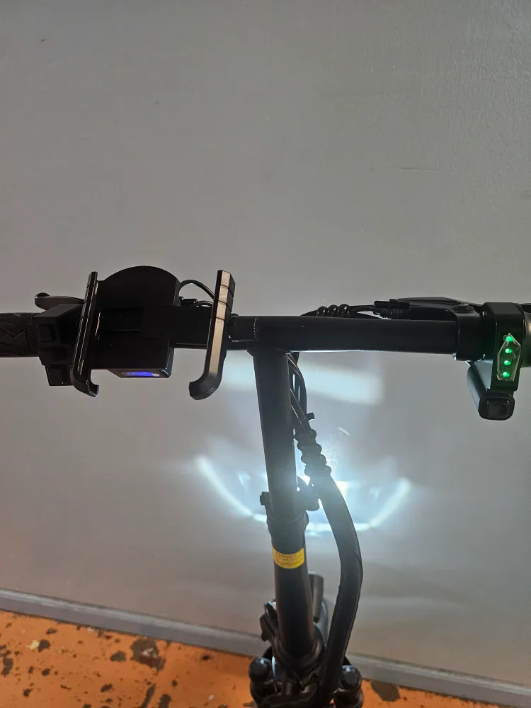 Black Electric Folding Bike image indicator(5)