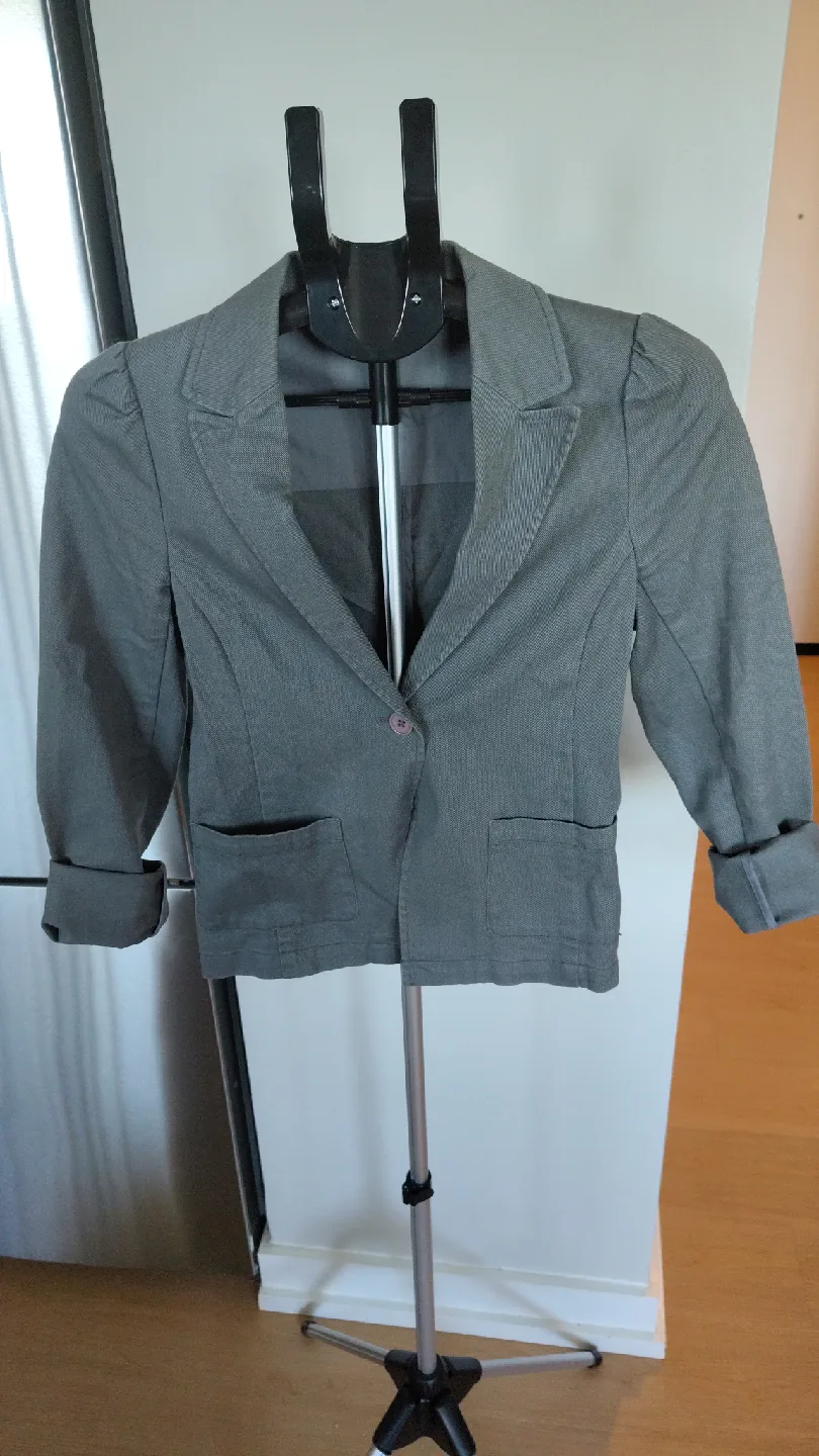 Grey Blazer Jacket thumbnail