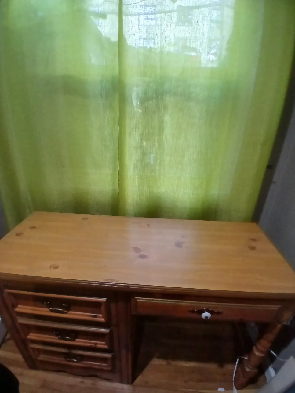 Wooden Desk - 46.5" x 18" x 30" image indicator(8)