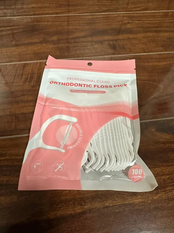 Orthodontic Floss Picks - 100 Count