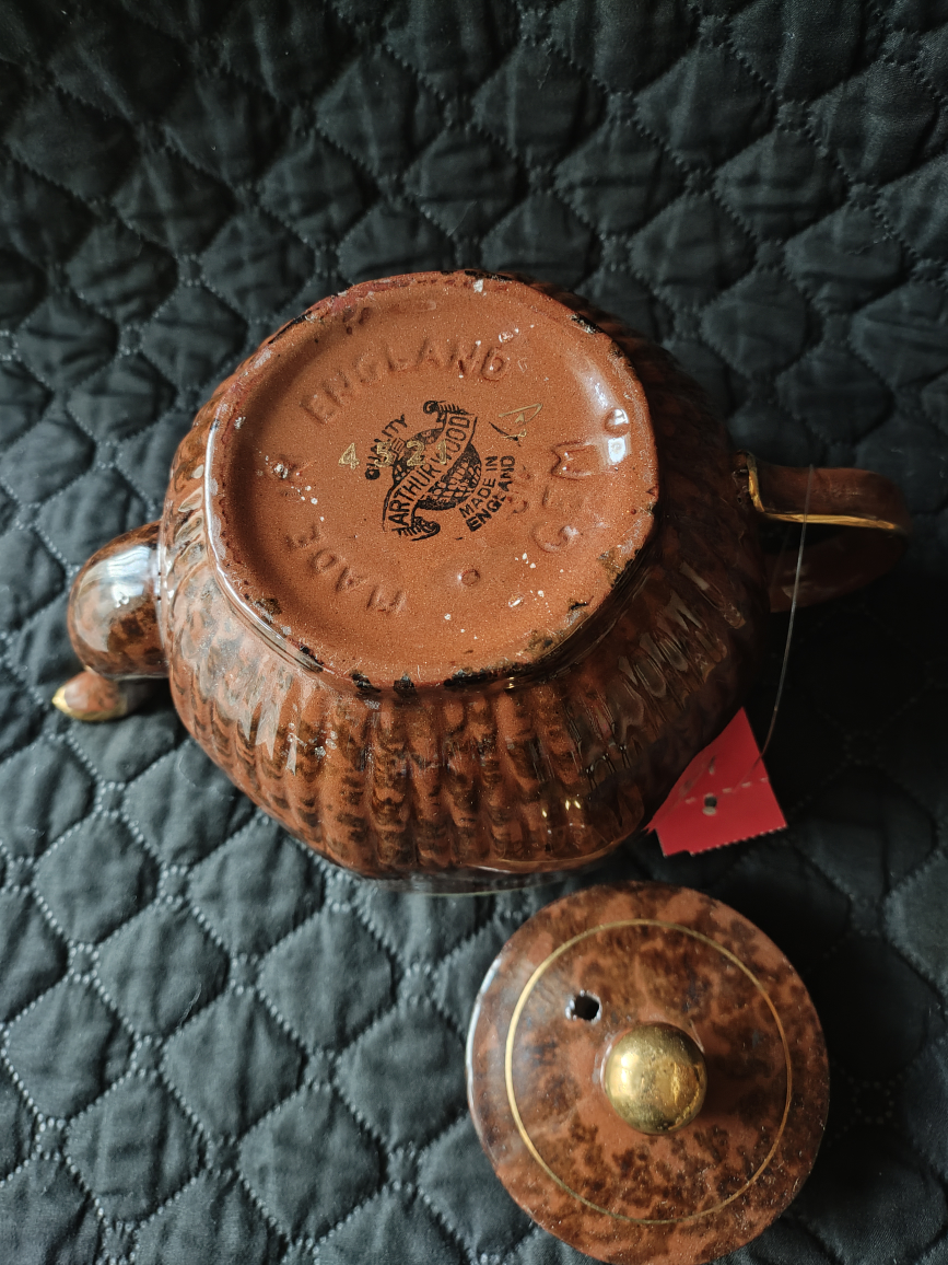 Vintage Arthur Wood Teapot Made In England Stamped 4521 - photo 4