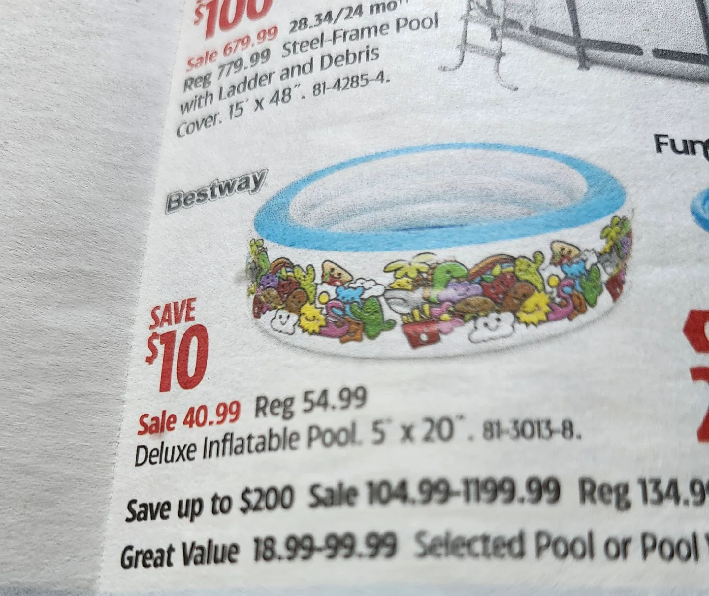 Bestway Deluxe Inflatable Pool 5' x 20" thumbnail