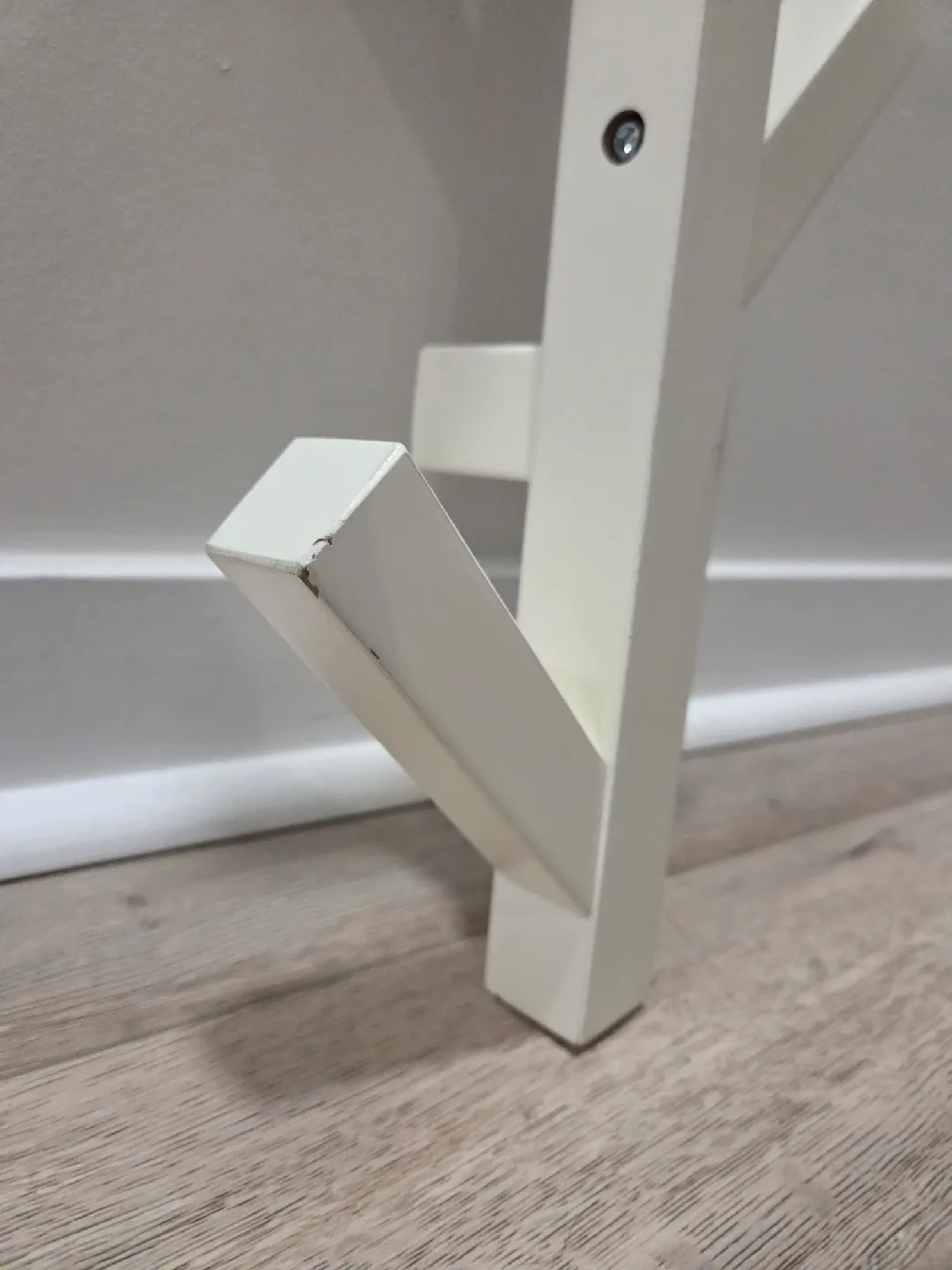 IKEA Tjusig Coat Rack - White image indicator(6)