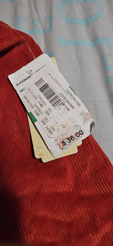 GB Girls Orange Corduroy Skirt - Size L - photo 4