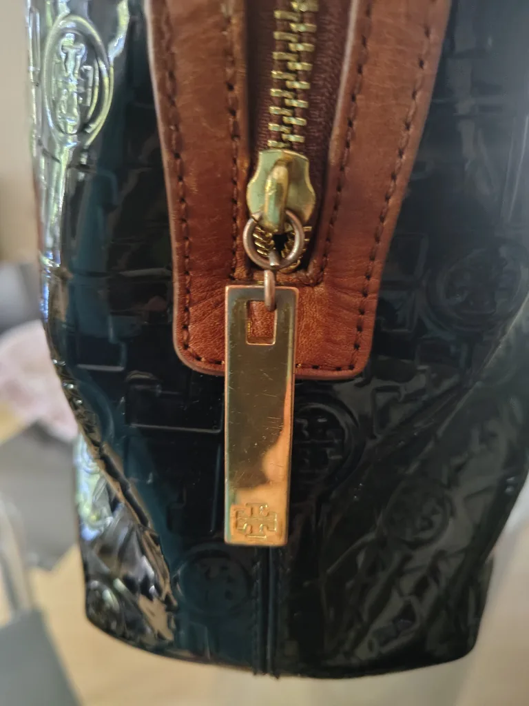 Tory Burch Black Patent Leather Satchel image indicator(4)