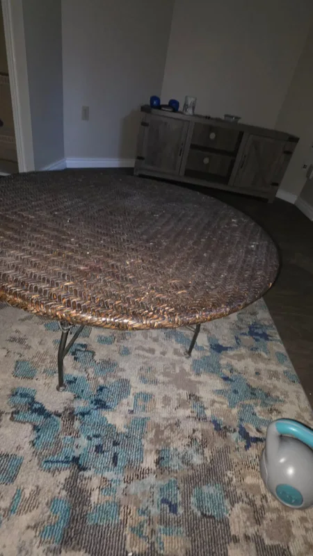 Woven Round Coffee Table Art Shoppe!
