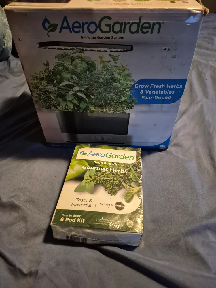 AeroGarden In-Home Garden System + Gourmet Herbs Seed Pod Kit thumbnail