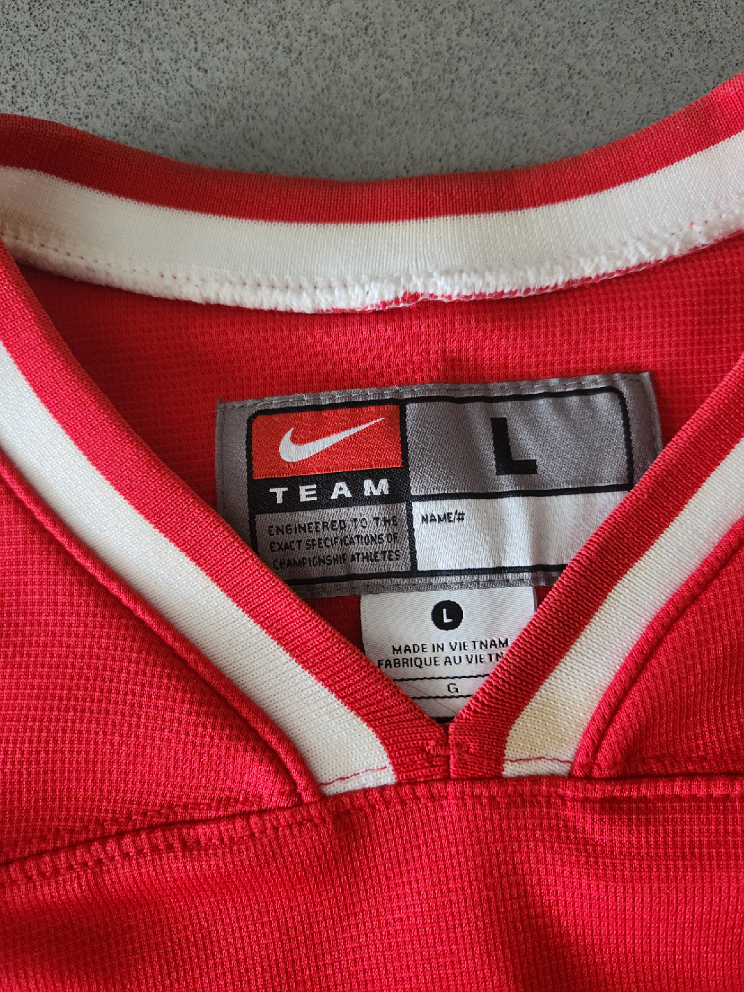 Nike Team Canada Junior IIHF Hockey Jersey - Size L - photo 2