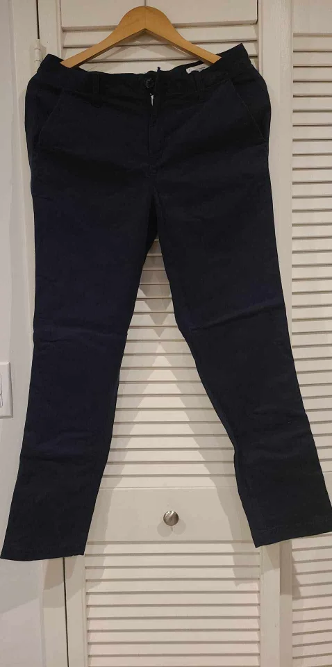 Navy Blue Chino Pants size 4 thumbnail
