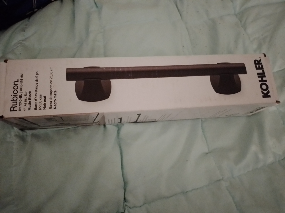 Kohler Rubicon 9" Assist Bar - Matte Black