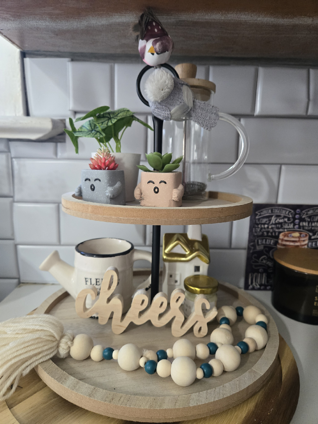 Tiered Tray Decor Set