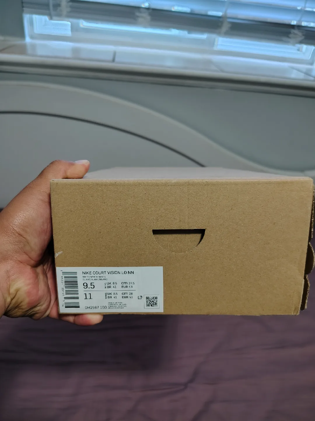 New Nike Court Vision Lo NN White Size 9.5 image indicator(2)