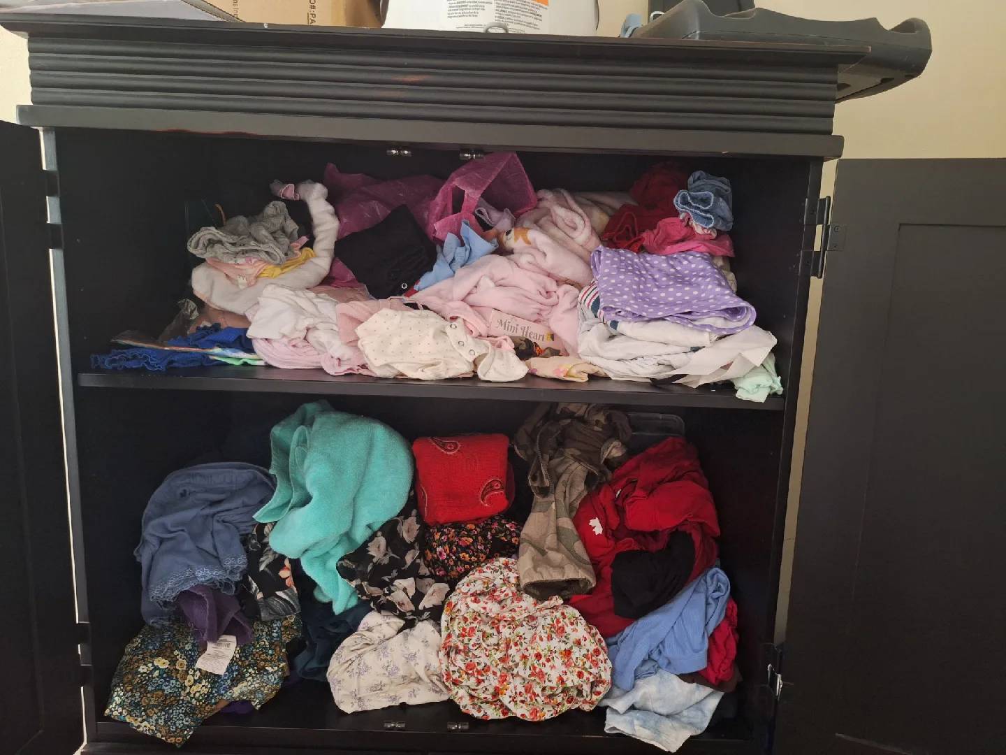 Dark Brown Wooden Armoire image indicator(3)