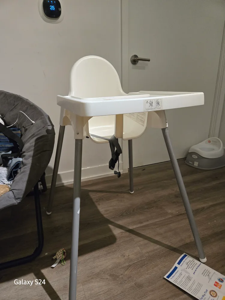 Ikea Antilop High Chair - White thumbnail