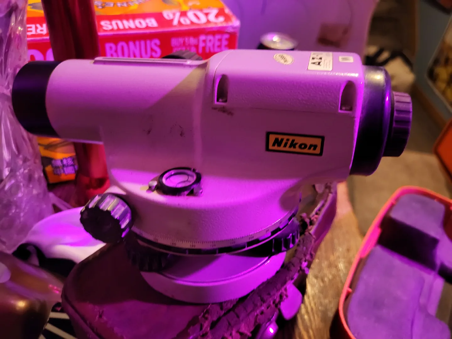 Nikon Automatic Level AZ-1 Surveying Tool w/ Case image indicator(7)