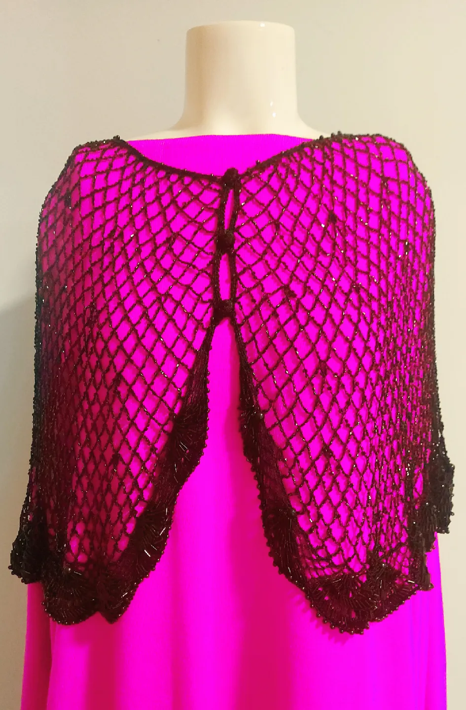 Black Beaded Cape thumbnail