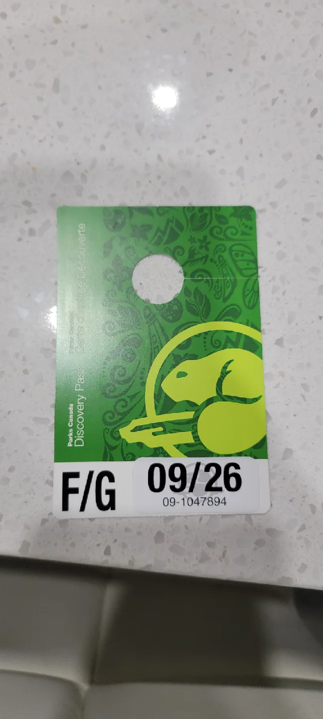 Parks Canada Discovery Pass - Valid Until Sept 2026