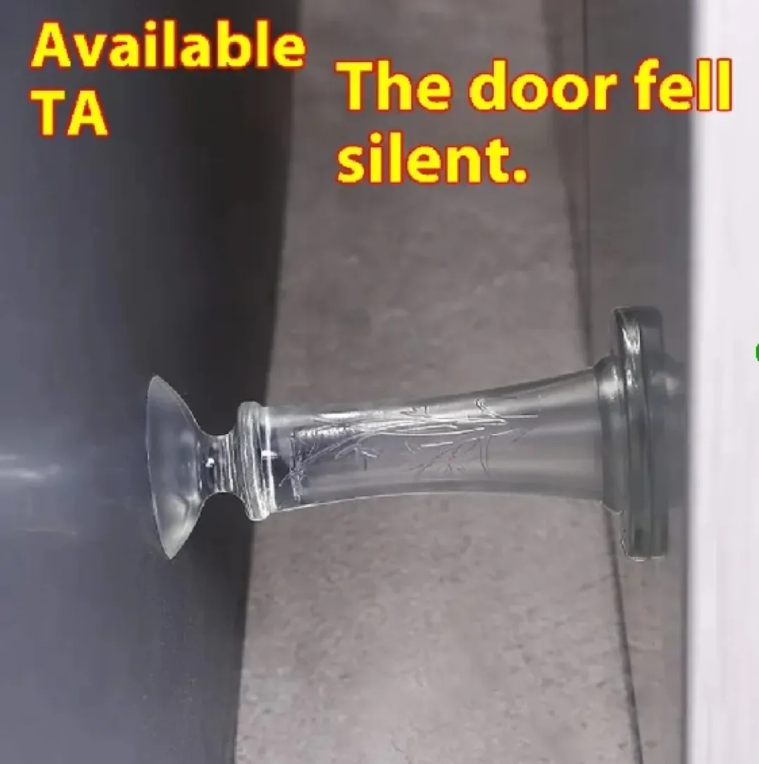 5 pcs Clear Acrylic Door Stops thumbnail