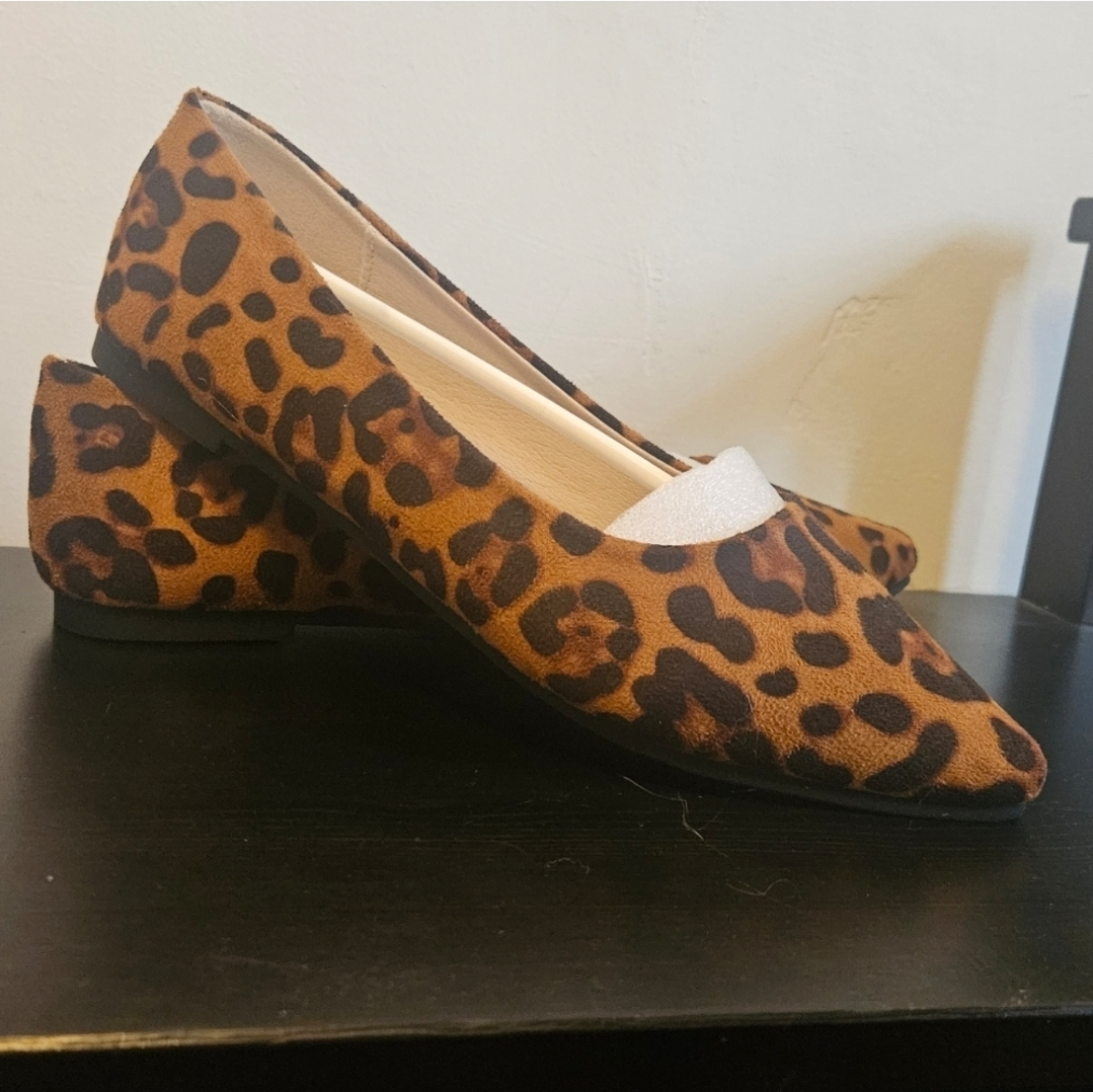 BNIB Leopard Print Flats - Size 9.5