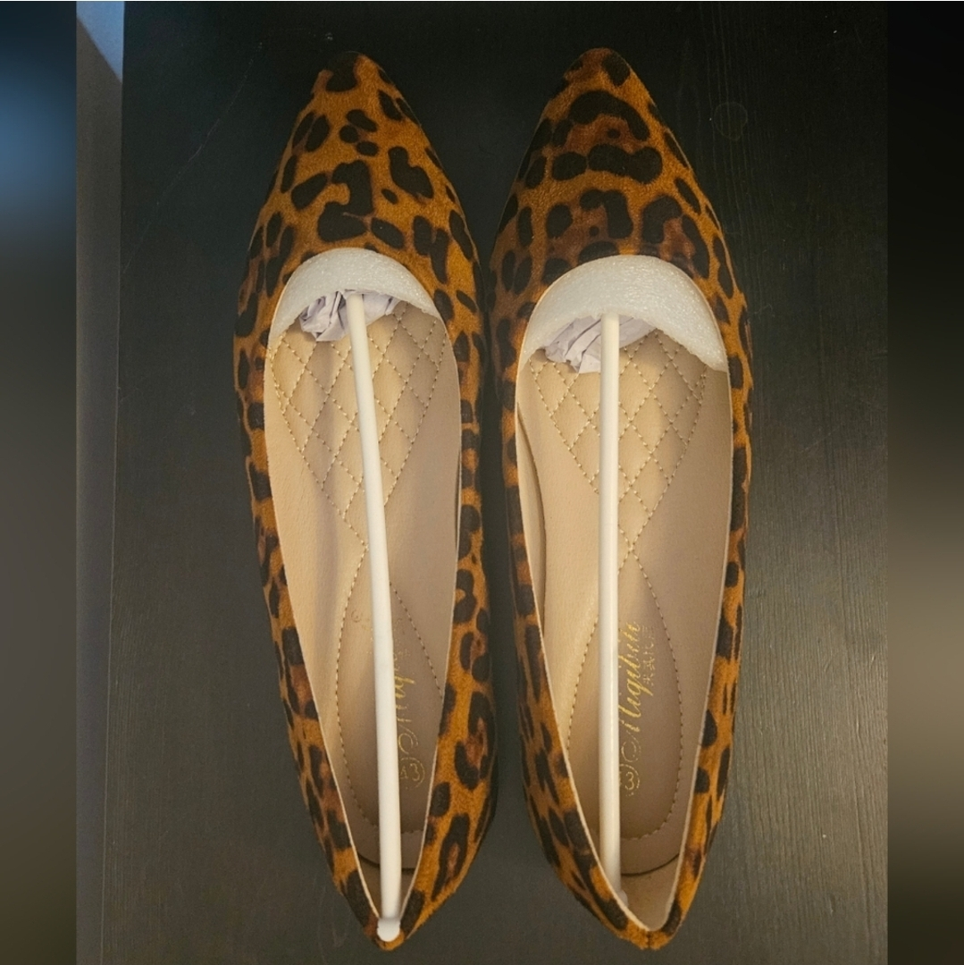 BNIB Leopard Print Flats - Size 9.5 - photo 2