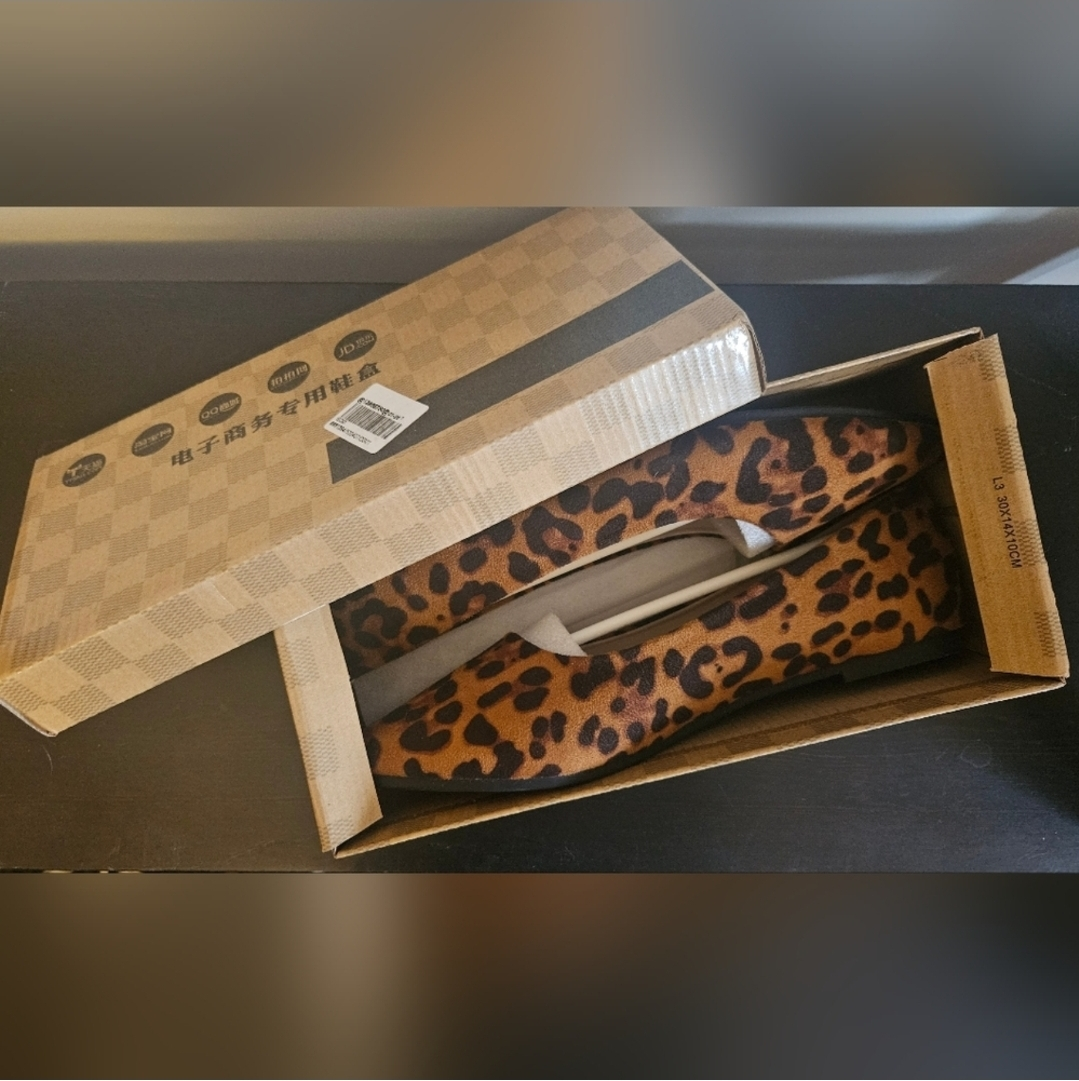 BNIB Leopard Print Flats - Size 9.5 - photo 3