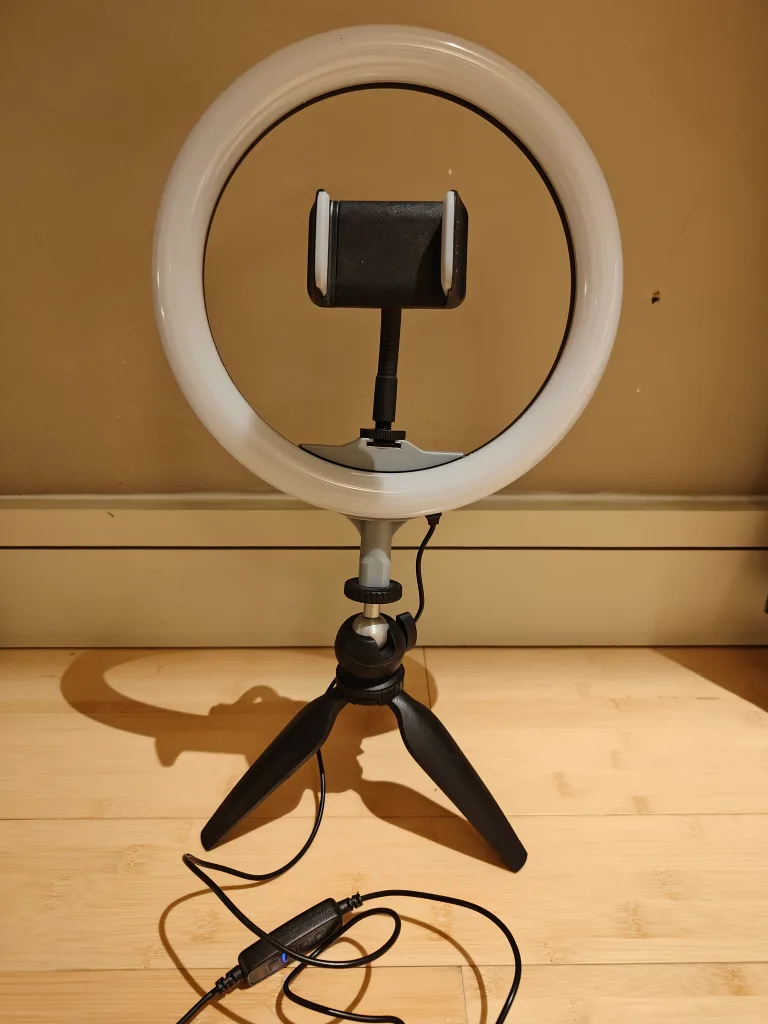 Ring Light with Tripod Stand image indicator(2)