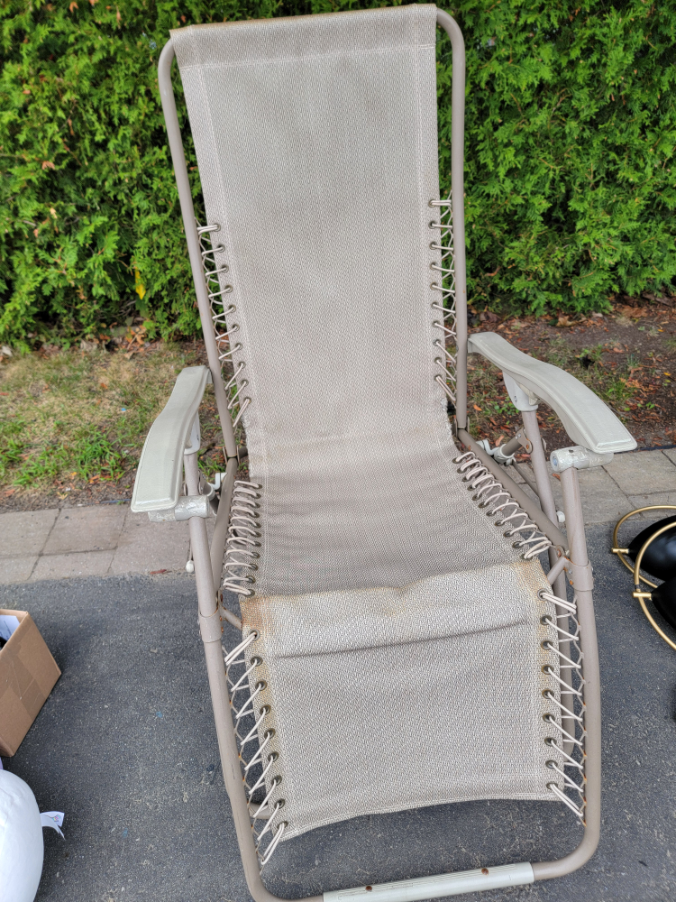 Zero Gravity Lounge Chair - Beige