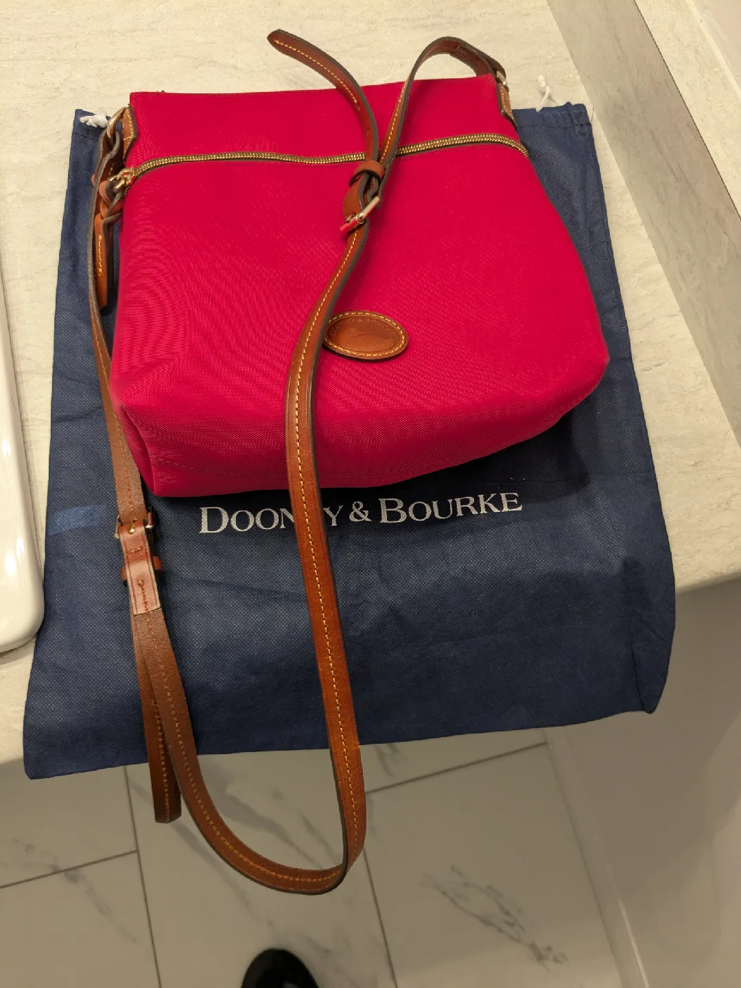 Dooney & Bourke Authentic Crossbody Bag - Red thumbnail
