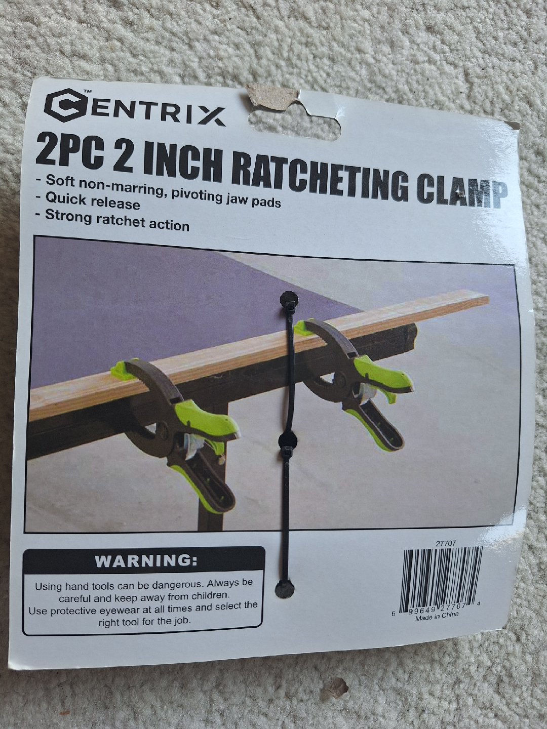 NEW Centrix 2PC 2-Inch Ratcheting Clamp - photo 3