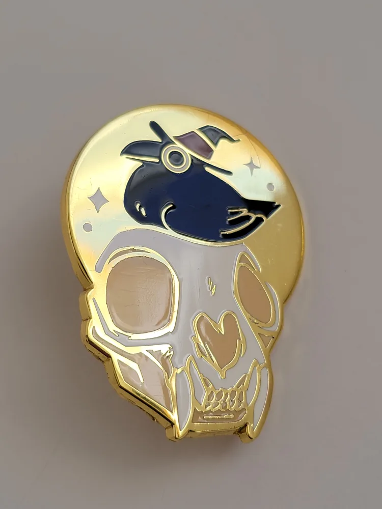 Sabtastic Enamel Pin Set - Crow & Skull image indicator(2)