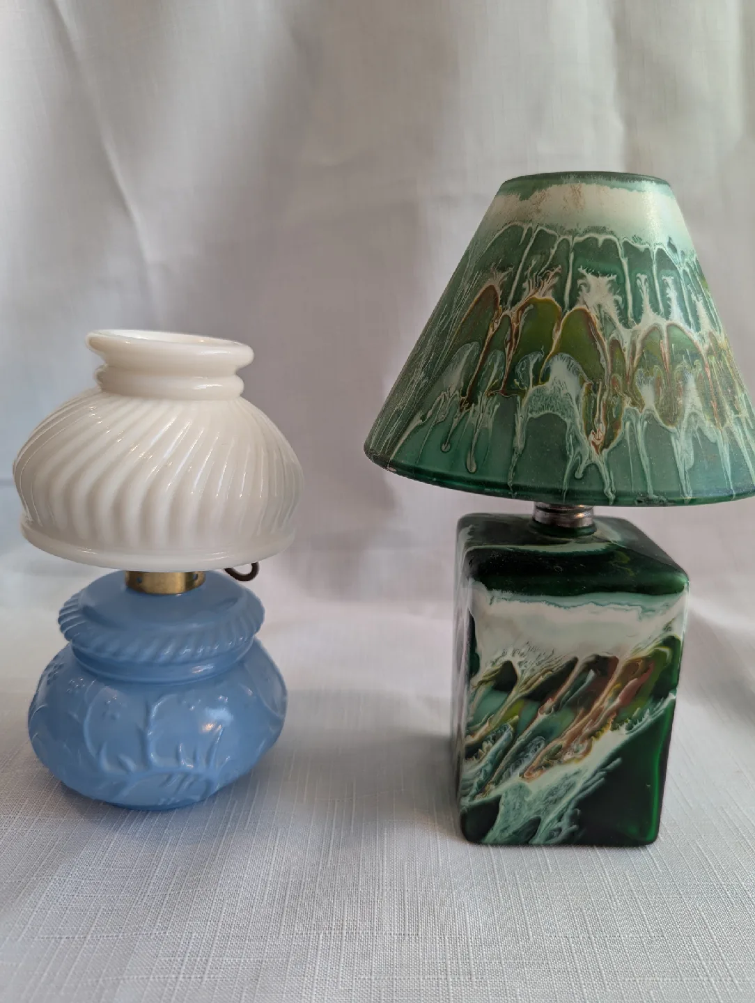 Vintage Decorative Lamps 1-$15 Green SOLD thumbnail