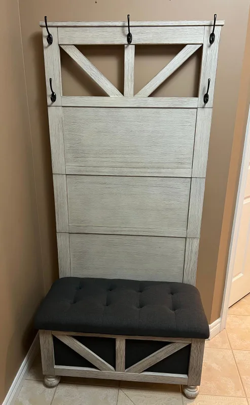 Hall Tree with Bench & Storage image indicator(2)
