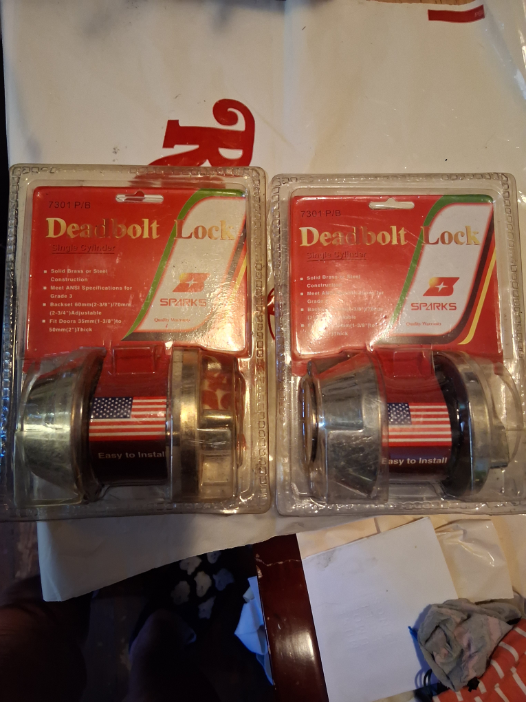 New SPARKS Deadbolt Lock - Single Cylinder - photo 3