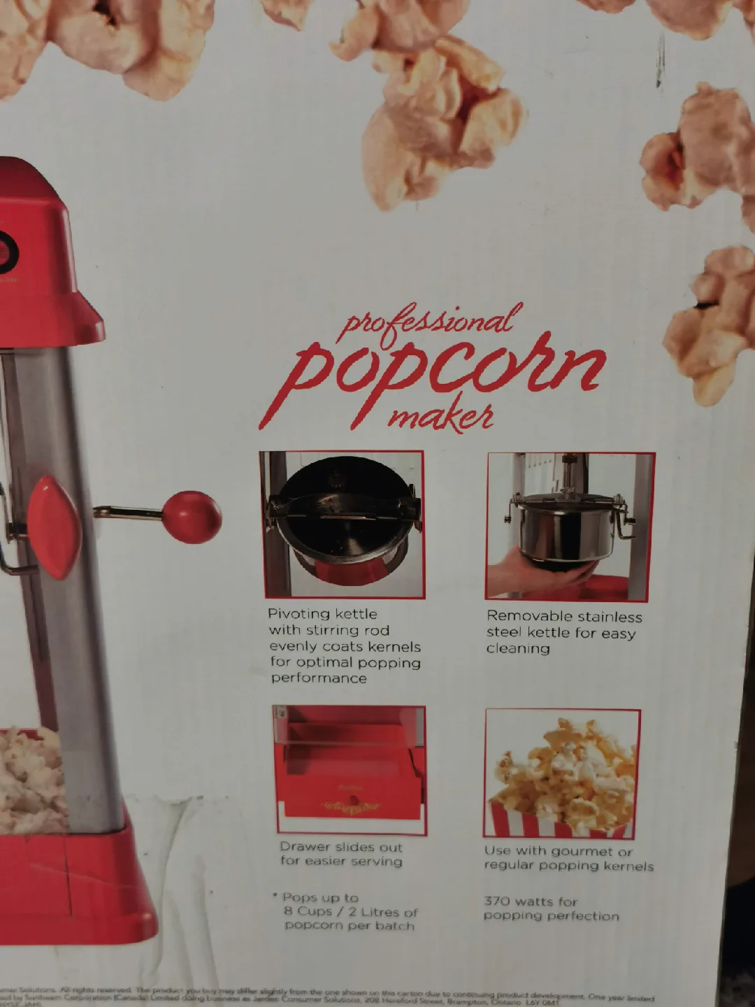 Sunbeam Professional Popcorn 🍿 Maker image indicator(2)
