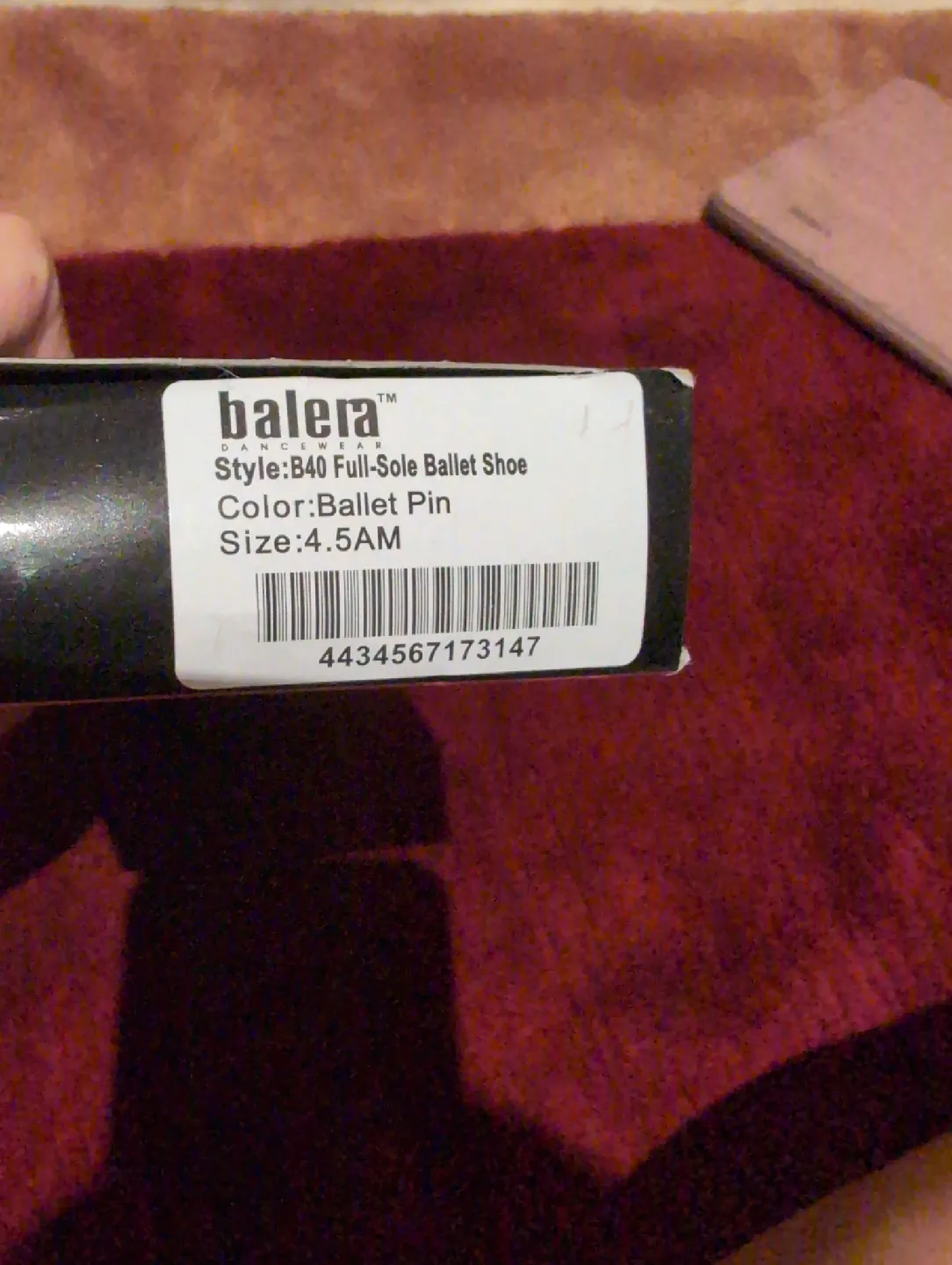 Balera B40 Ballet Shoes - Size 4.5AM image indicator(2)