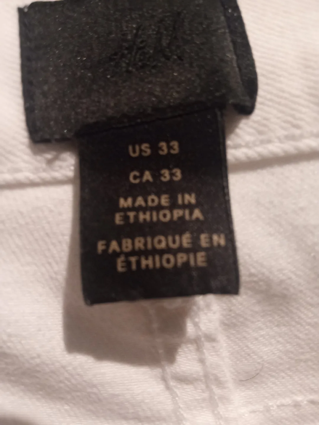 H&M White Jeans - US Size 33 x 32 image indicator(3)