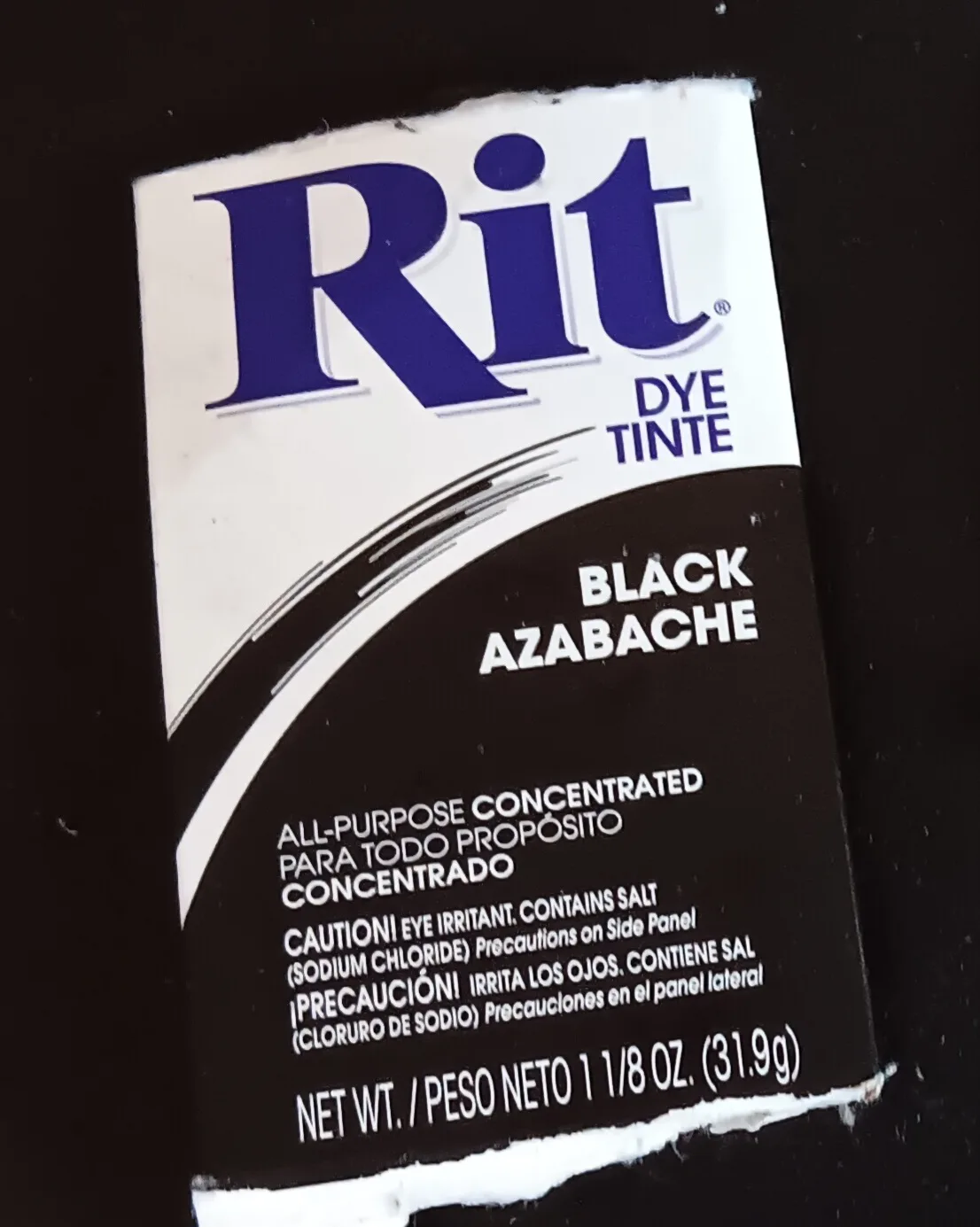 Free RIT Dye - Black Azabache thumbnail