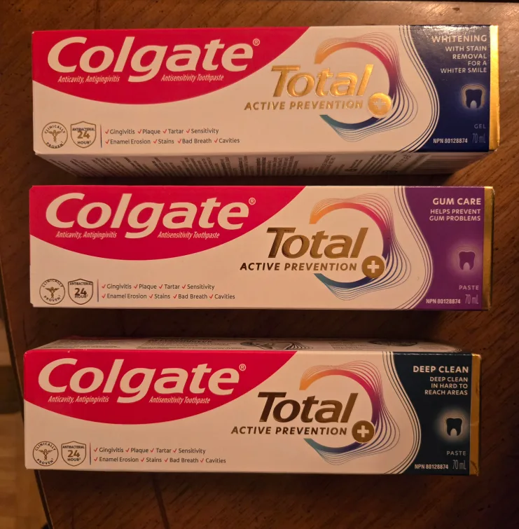 Colgate Total Toothpaste - $2 each thumbnail