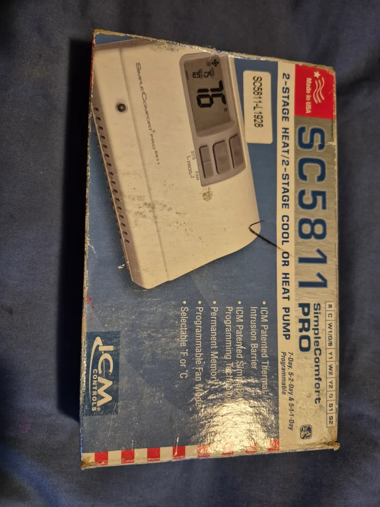 SimpleComfort SC5811 Pro Thermostat thumbnail